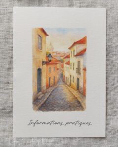 carton illustré Lisbonne