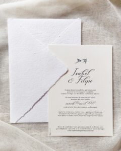 faire part minimaliste hirondelles