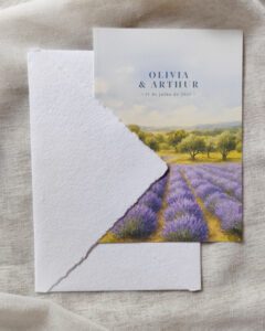 faire part Provence lavande