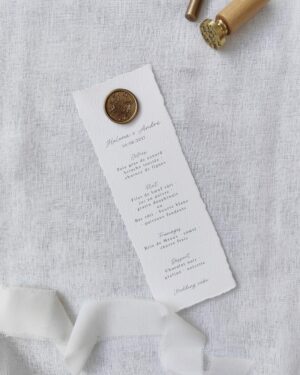 ementa de casamento colecao paris